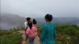 Walking to Wah kaba Falls Meghalaya, Cherapunjee. Sound of nature.