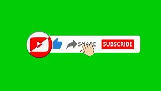 ✅Like Subscribe Share Green Screen | Like Subscribe | Subscribe Button Green Screen No Copyright