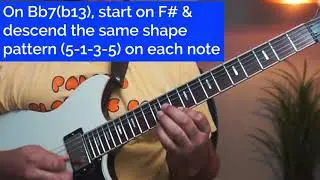 Jazz Hacks: Symmetrical Whole Tone Pattern over Dominant Chords