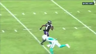 Lamar Jackson passed to Zay Flowers to the right for 75 yard touchdown