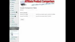Review: Wordpress Plugin - Product Comparison Table Creator
