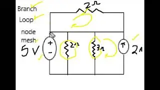 Circuit terminology(Branch, Node, Loop, Mesh)