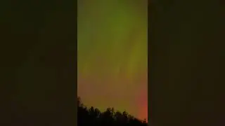 Северное сияние на Урал