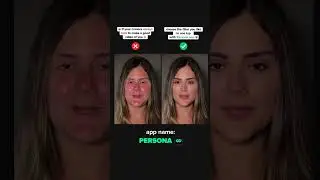 Persona app 😍 Best photo/video editor 💚 #photography #model