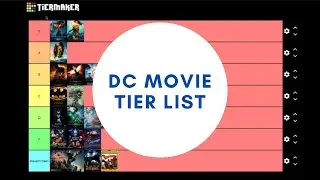 Favorite DC Movies Tier List
