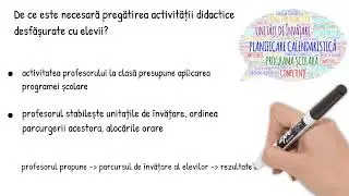 Planificarea calendaristică