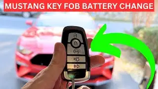 How To Replace 2015 - 2023 Mustang KEY FOB Battery | EASY DIY TUTORIAL!