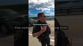 Cop didn't know the law but the biker did 😂 part 1 