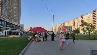 прямой эфир у метро Дыбенко