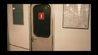 Поездка от станции "Девяткино" до станции "Проспект Ветеранов" на вагоне 6599