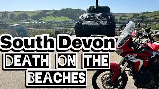 Motorcycle route of the Devon Death coastline 