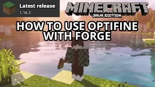 Minecraft Java 1.16.5 Install OptiFine with Forge Together (At the same time) (Minecraft Java)