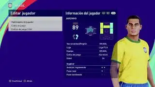 Jair Ventura Filho ``Jairzinho´´ - PES Clasico (Face, Body& Stats)