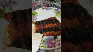 четвертинка угря в кисло-сладком соусе
