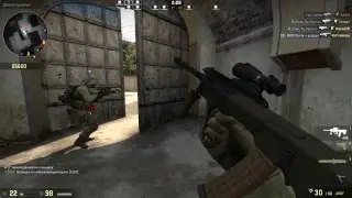 Counter-strike: Global Offensive. Школота вычисляет читера.