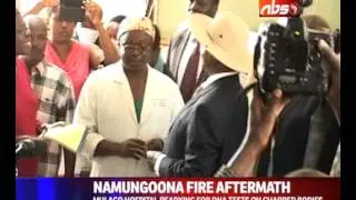 President Museveni visits inferno survivers