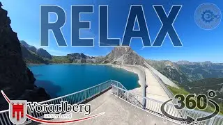 ÖSTERREICH 360° Panorama-Spaziergang um den Lünersee - mit entspannender Musik