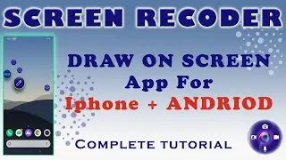 Draw on Screen while Recording app on iPhone | Free screen recording & draw app for iPhone & Andriod
