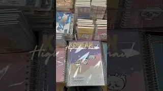 Korean highschool haul stationnaires🖊️📔 #korea #كوريا_الجنوبية #كيبوب