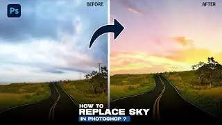 How To Change Picture Sky In Photoshop | Photoshop Me Sky Change Kaise Kare