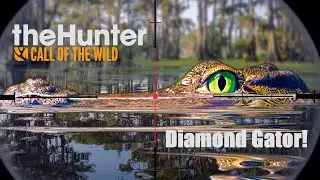 theHunter:  Call Of The Wild - Diamond Gator! [4K 60FPS]