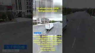 6x4 Isuzu GIGA 20tons Thermo King refrigerated truck