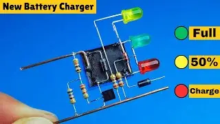 New 12V Battery Charger Circuit / No Settings Required!