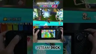 Steam Deck - Mario Kart 8 Deluxe on Yuzu Emulator #steamdeck #mariokart8deluxe #yuzuemulator