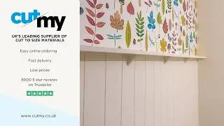 Transform Your Walls with Custom V-Groove MDF Panels | Cut My - Landscape Video