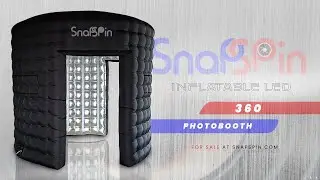 Snapspin - Inflatable LED 360 photo booth Enclosure