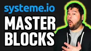 How To Create Master Blocks | Systeme.io Tutorial 2024