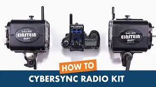 How to pair CyberSync Radio Kit to Einstein Studio Flash