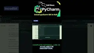 pycharm IDE on Kali 