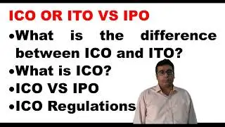 ICO or ITO VS IPO