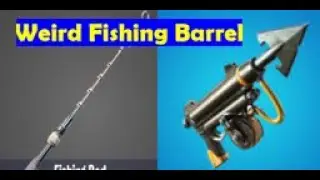 This weird fishing barrel in Fortnite...