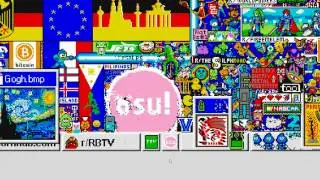 The osu! defense on /r/place in a nutshell