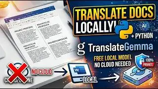Translate Documents Locally with TranslateGemma, ollama  & Python