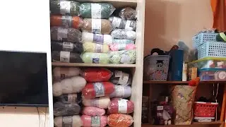 Моя сокровищница! Где хранится пряжа.