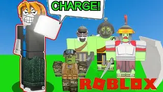 Creating the GREATEST ZOMBIE ARMY in Roblox Zombie Army Simulator!