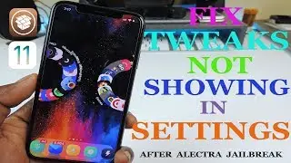 Fix Tweaks Not Showing In Settings After Using Alectra Jailbreak 11 - 11.1.2