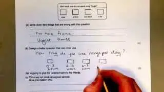 GCSE Revision - Collecting data and two-way tables