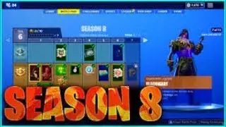 FULL SEASON 8 BATTLE PASS PREVIEW!!! *NEW*