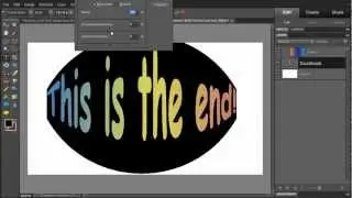 Photoshop Elements 10 - Create Gradient Text