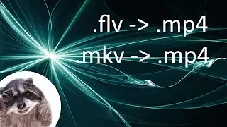 Как изменить расширение видео налету через OBS