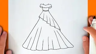 HOW TO DRAW A DRESS
