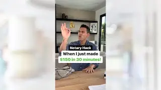 Easiest $150 Made in 30 Minutes as a Notary Loan Signing Agent! 💰