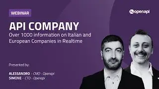 COMPANY API: Over 1000 information on Italian and European Companies in Realtime