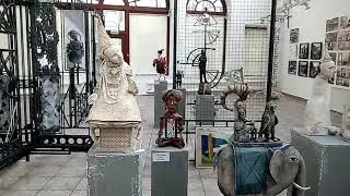 Монтаж экспозиции выставки "Арт синтез"