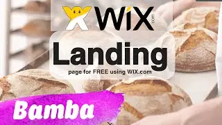 FREE  Stunning LANDING PAGE for your site using WIX