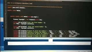 Java arithmetic operations codes